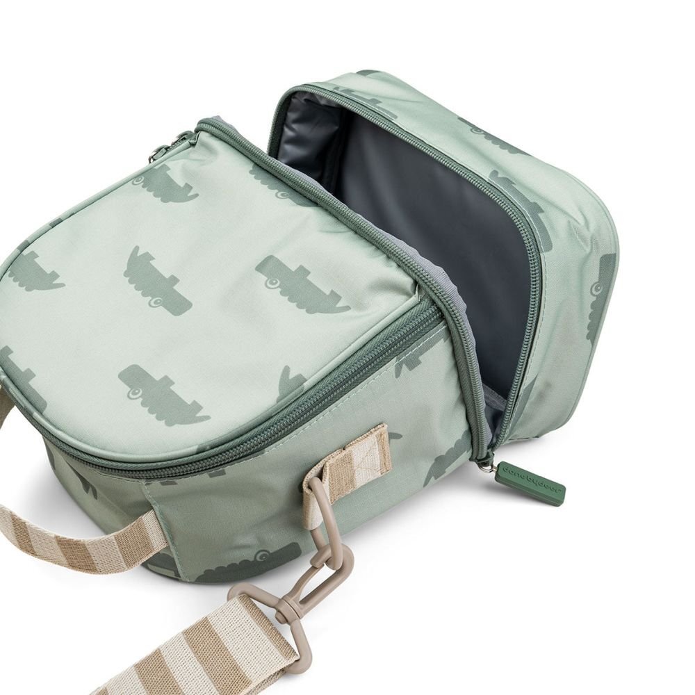 Done by Deer Geanta termica pentru pranz Croco Green