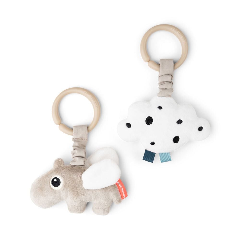 Done by Deer Set 2 jucarii de activitati pentru agatat Happy Clouds Sand