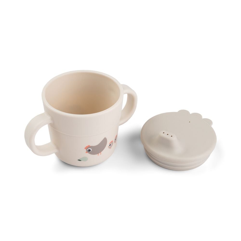 Done by Deer Set de masa cu ventuza Foodie Tiny Farm sand