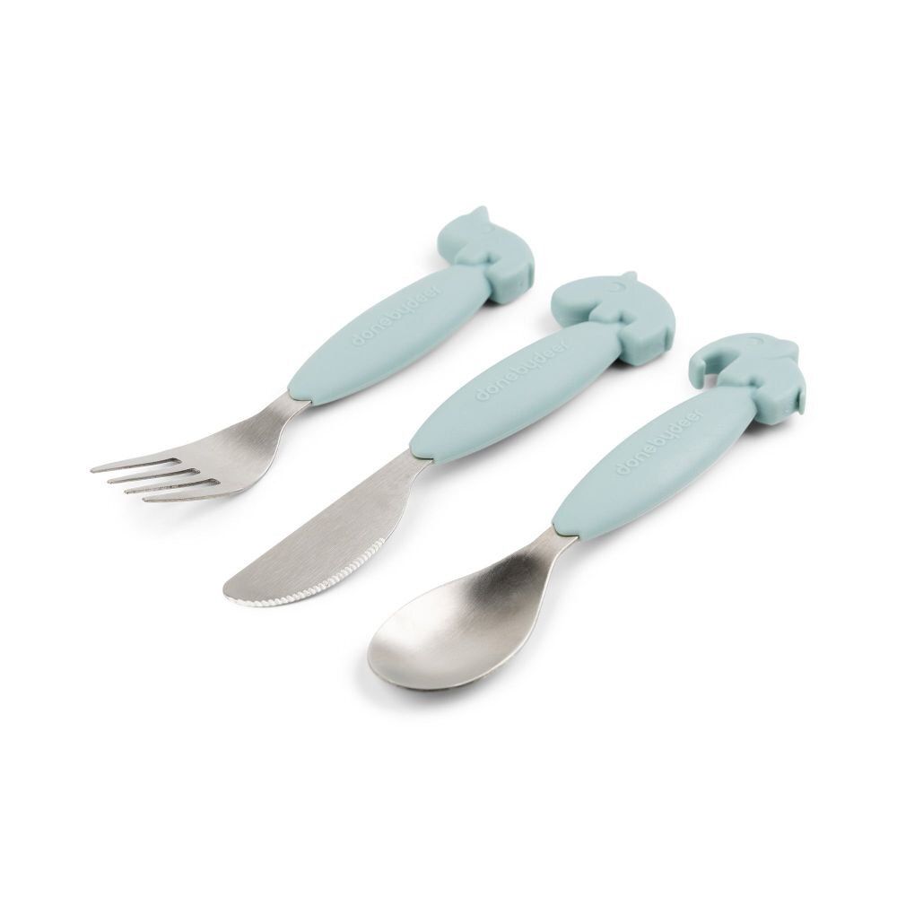 Done by Deer Set tacamuri Easy-grip Deer Friends Blue