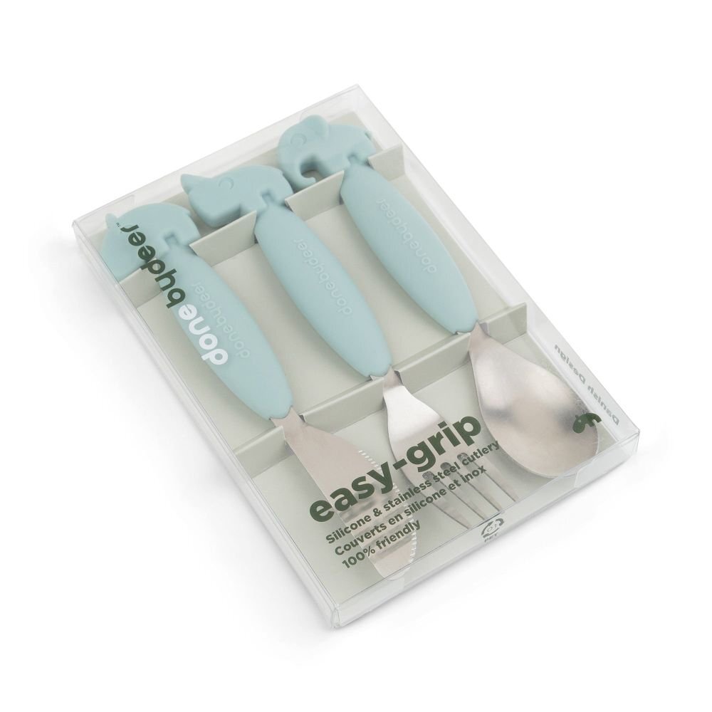 Done by Deer Set tacamuri Easy-grip Deer Friends Blue