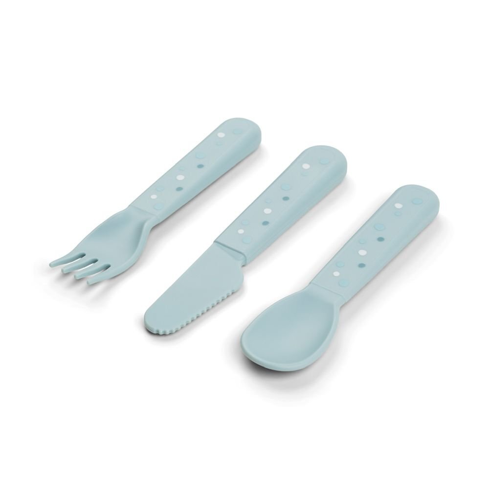 Done by Deer Set tacamuri Foodie Happy Dots blue