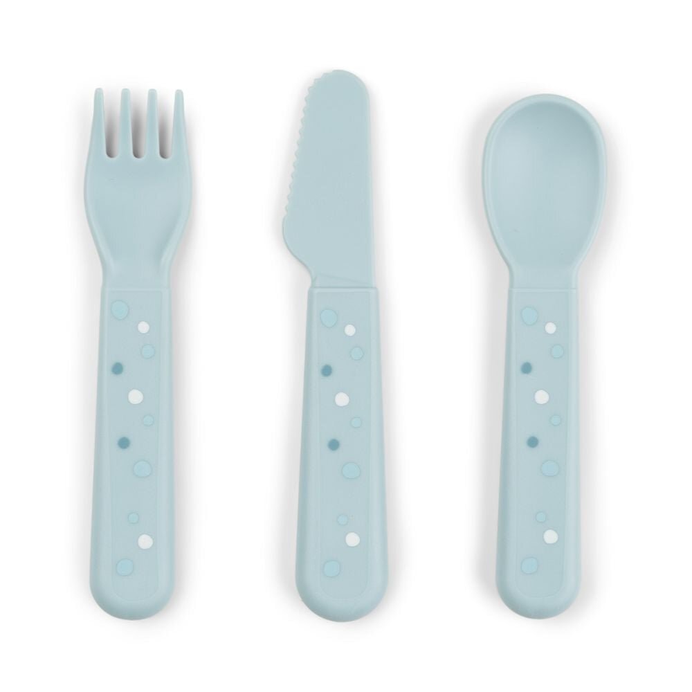 Done by Deer Set tacamuri Foodie Happy Dots blue