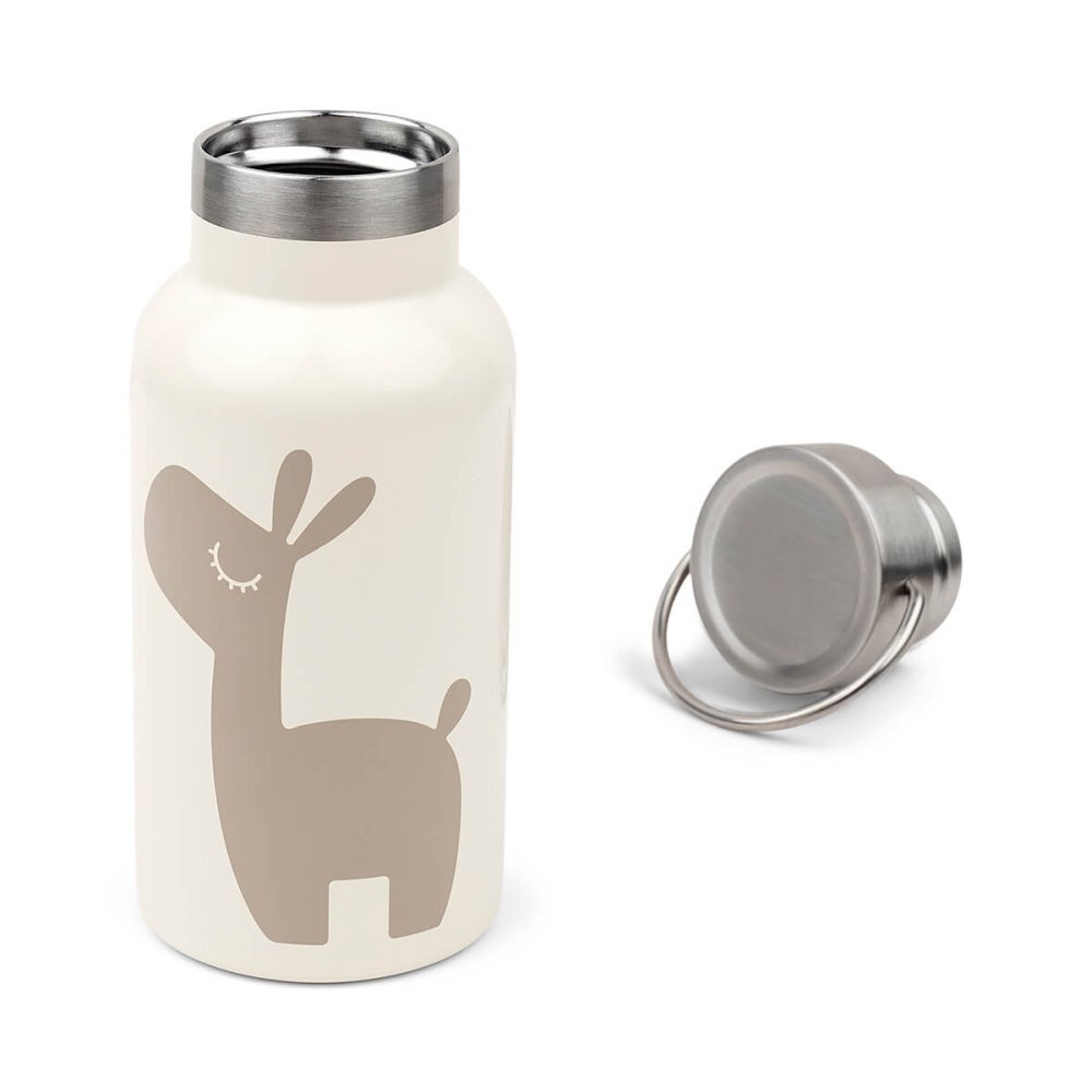 Done by Deer Sticla termos din inox pentru copii Lalee Bej 350 ml