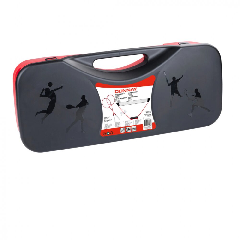 DONNAY Set de badminton cu fileu si 2 rachete