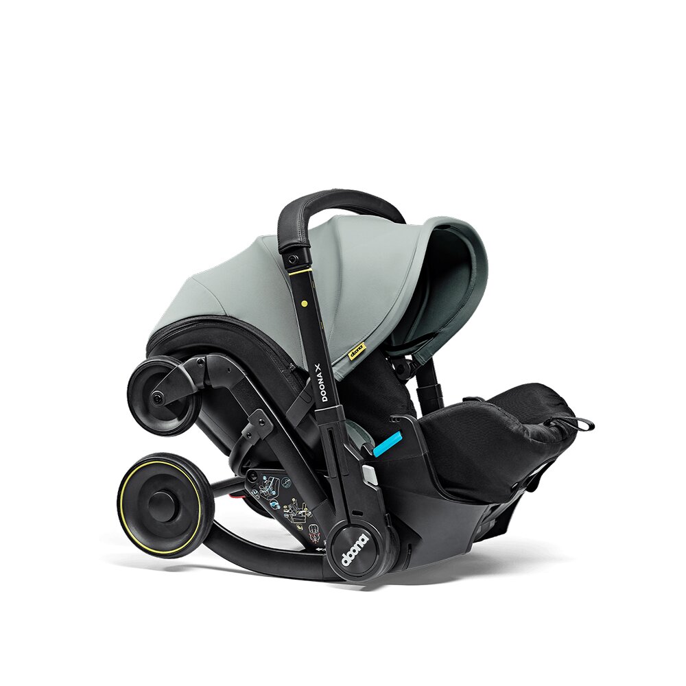 Doona Scoica auto si carucior pentru copii X i-Size Dusty Sage 2 in 1