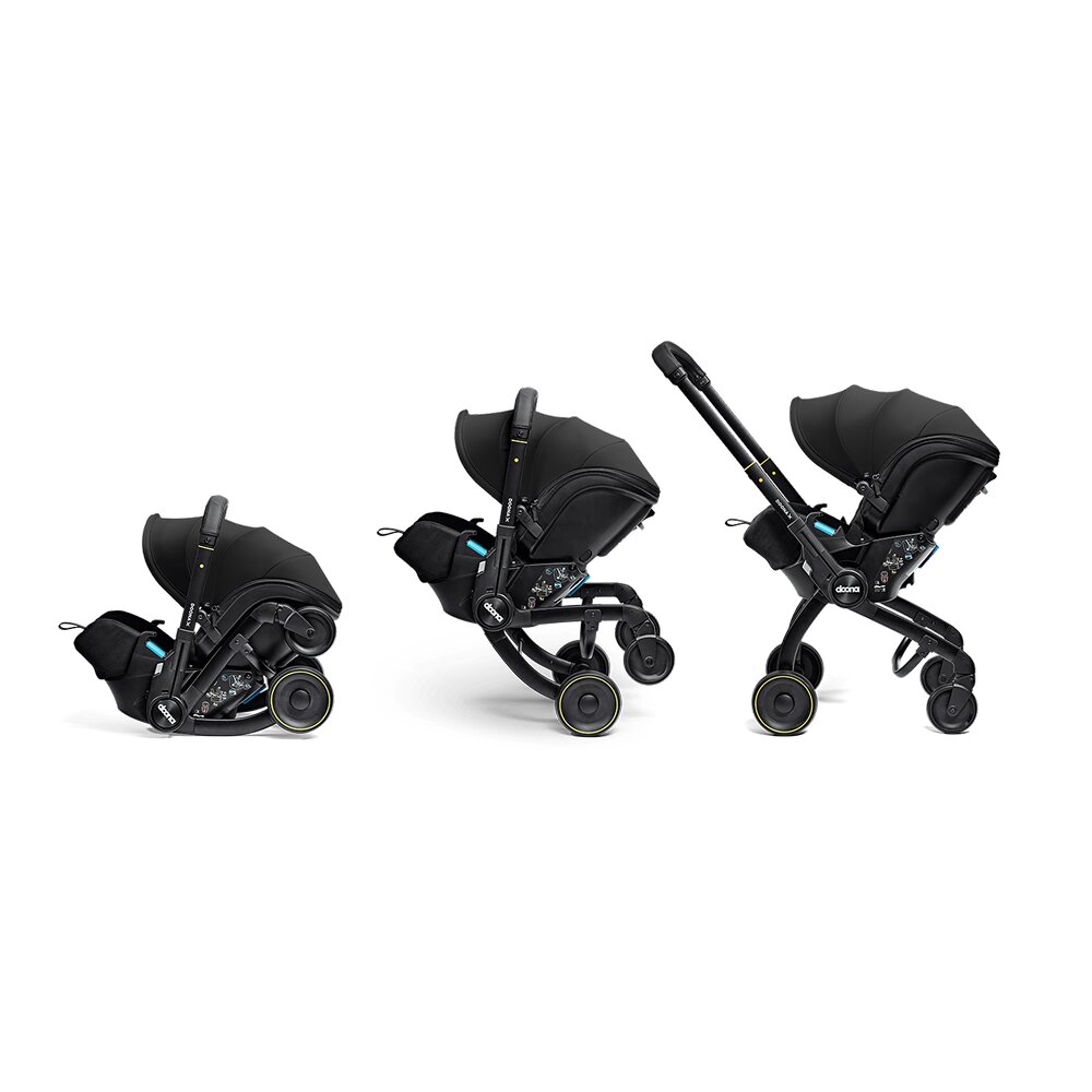 Doona Scoica auto si carucior pentru copii X i-Size Nitro Black 2 in 1