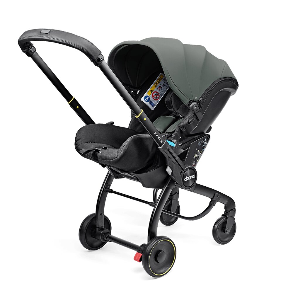 Doona Scoica auto si carucior pentru copii X i-Size Slate Green 2 in 1