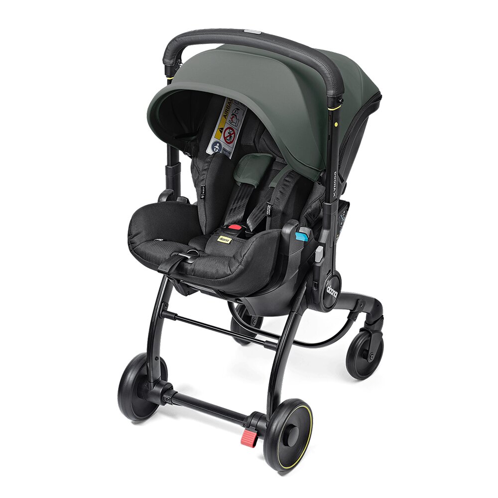 Doona Scoica auto si carucior pentru copii X i-Size Slate Green 2 in 1