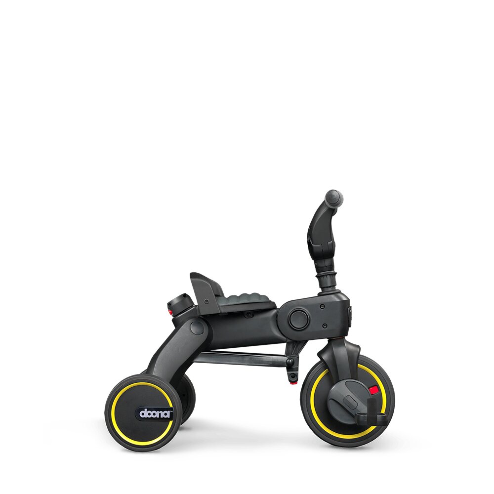 Doona Tricicleta pentru copii Liki Trike S3 Slate Green ultrapliabila spatar reglabil in multiple pozitii ultracompacta frana cadru din aluminiu