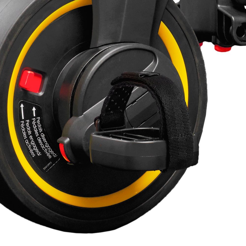 Doona Tricicleta pentru copii Liki Trike S5 Nitro Black de la 10 luni ultrapliabila spatar reglabil multiple pozitii roti de calitate superioara geanta transport