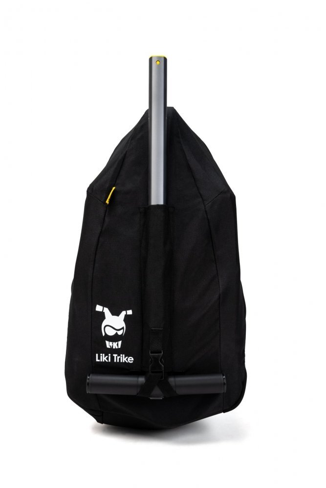 Doona Tricicleta pentru copii Liki Trike S5 Nitro Black de la 10 luni ultrapliabila spatar reglabil multiple pozitii roti de calitate superioara geanta transport