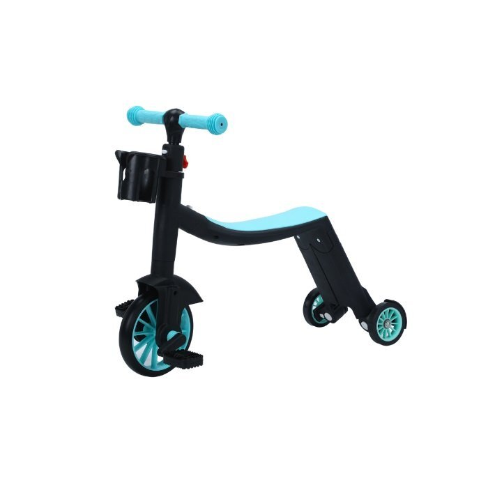 Doris Trotineta multifunctionala 8in1 Albastru tranformabila in tricicletabicicleta echilibrutrotinetaghidon cu inaltime reglabilausor de transformatse adapteaza nevoile in crestere ale copiluluiSarcina admisa 50 kg
