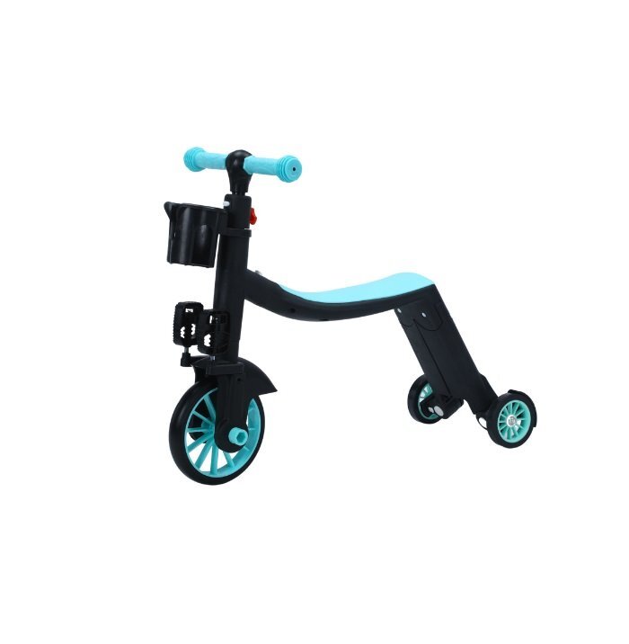 Doris Trotineta multifunctionala 8in1 Albastru tranformabila in tricicletabicicleta echilibrutrotinetaghidon cu inaltime reglabilausor de transformatse adapteaza nevoile in crestere ale copiluluiSarcina admisa 50 kg