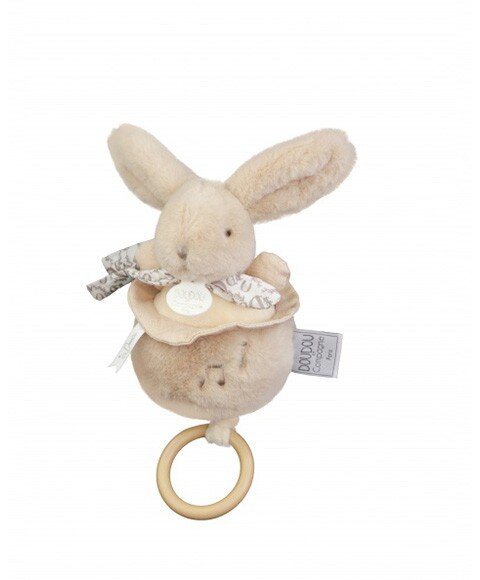 Doudou et Compagnie Iepuras muzical Doudou bej 20 cm