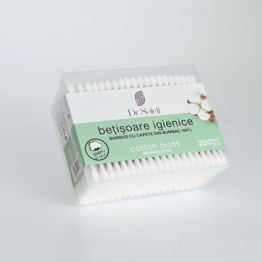 Dr. Soleil Betisoare igienice din bambus 200 bucati Dr Soleil
