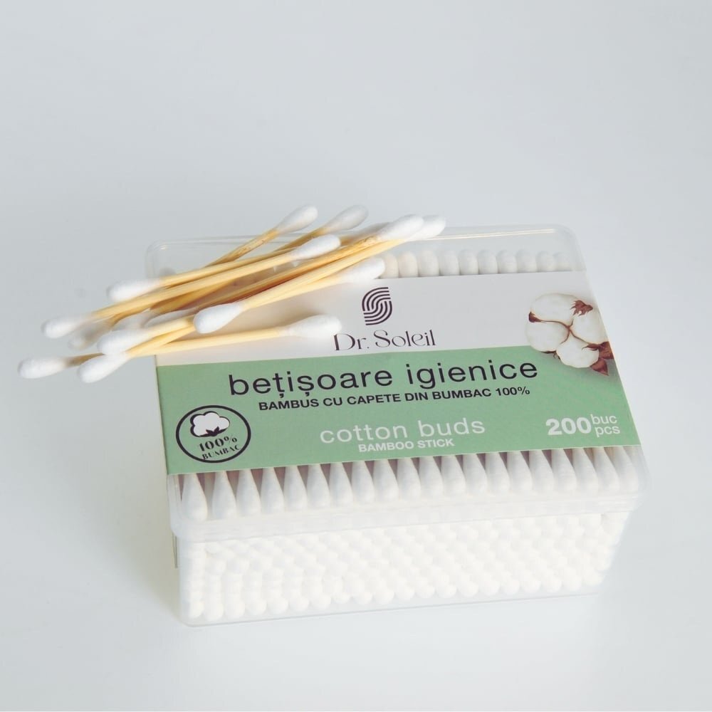 Dr. Soleil Betisoare igienice din bambus 200 bucati Dr Soleil