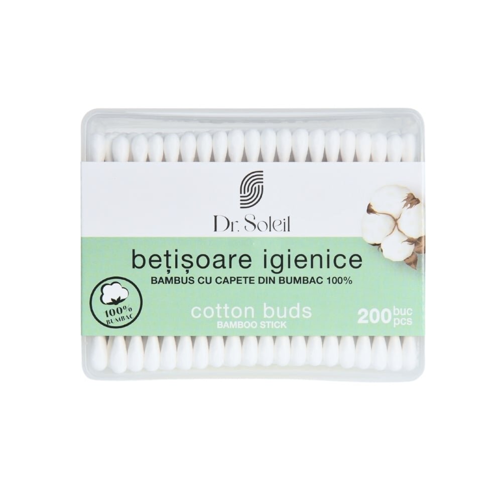 Dr. Soleil Betisoare igienice din bambus 200 bucati Dr Soleil