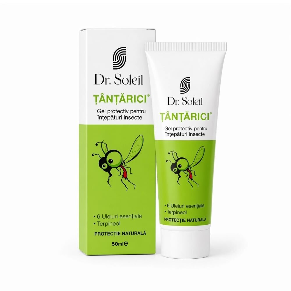Dr. Soleil Gel protectiv insecte cu 6 uleiuri esentiale Tantarici 50 ml