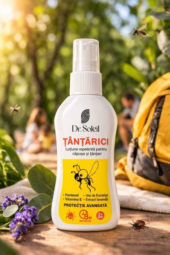 Dr. Soleil Lotiune repelenta pentru capuse si tantari Tantarici 100 ml