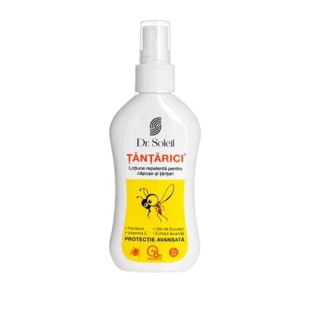 Dr. Soleil Pachet lotiune si gel repelent pentru capuse si tantari Tantarici 100 ml