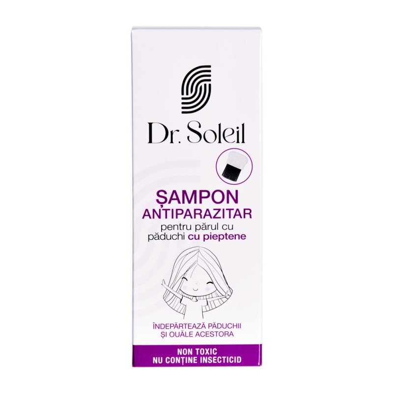 Dr. Soleil Sampon antiparazitar 2 ani+ 200 ml cu pieptene inclus