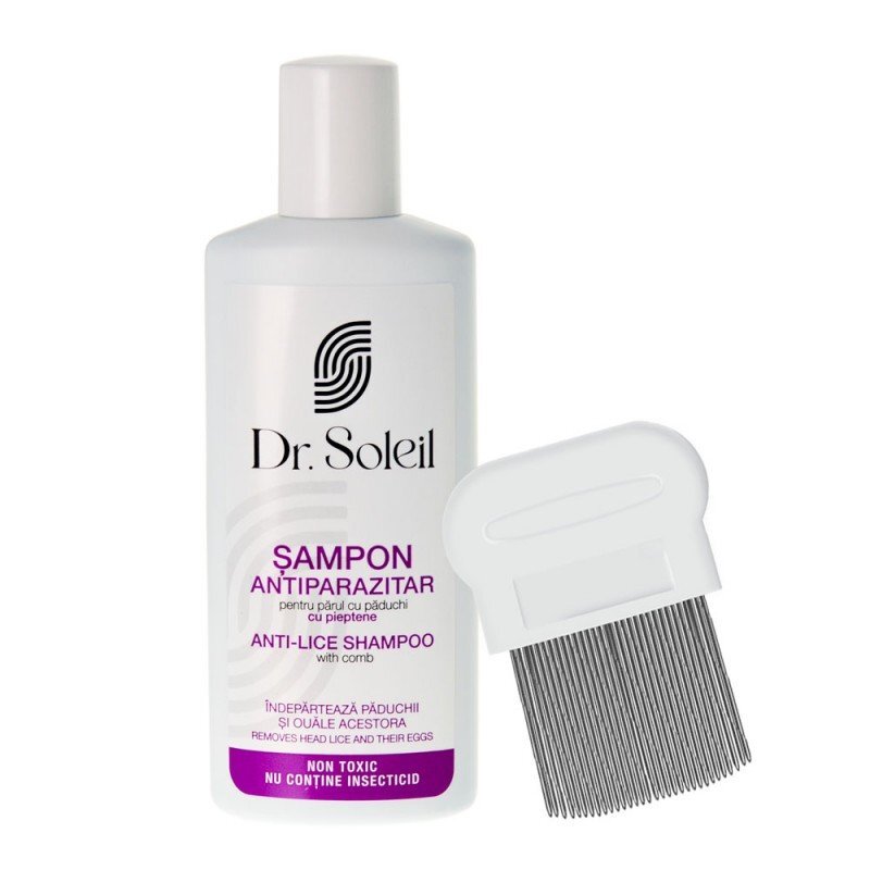 Dr. Soleil Sampon antiparazitar 2 ani+ 200 ml cu pieptene inclus