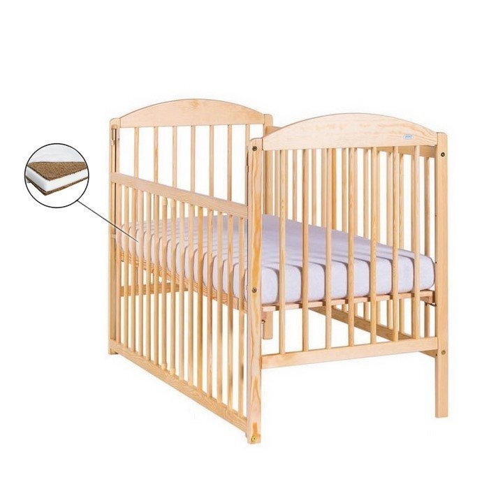 Drewex Patut Lulaya Culisant Natur + Saltea Cocos 12 cm