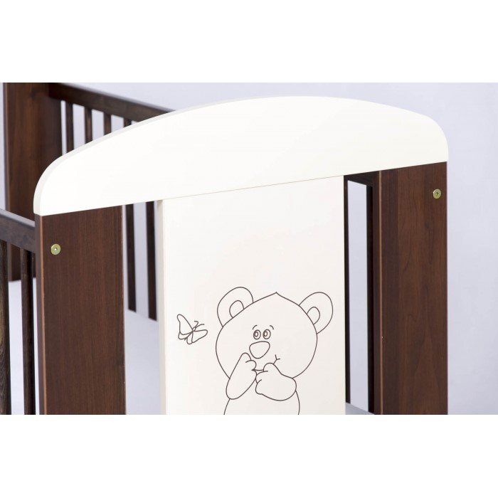 Drewex Patut pentru copii Bear cu sertar Wenge