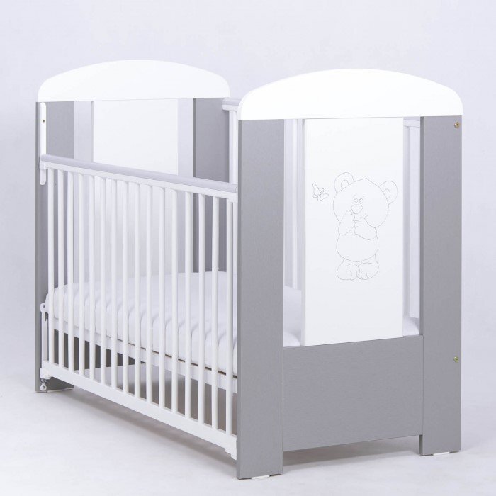 Drewex Patut pentru copii Bear Culisant Silver