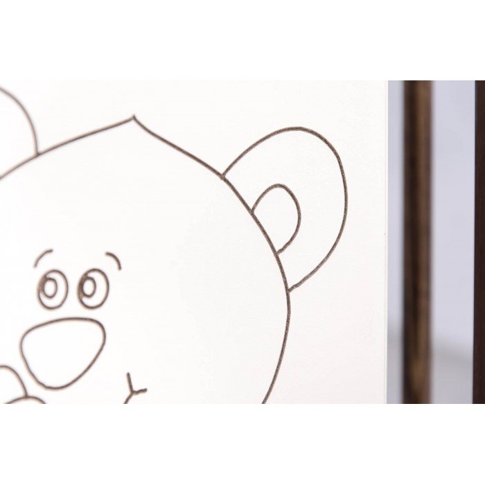 Drewex Patut pentru copii Bear Culisant Wenge + Saltea Cocos 8 Cm
