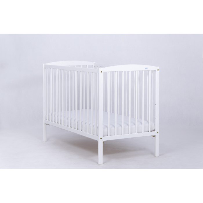Drewex Patut pentru copii Clasico Alb + Saltea Cocos 8 Cm