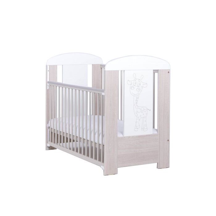 Drewex Patut pentru copii Giraffe Culisant Natur cu Alb