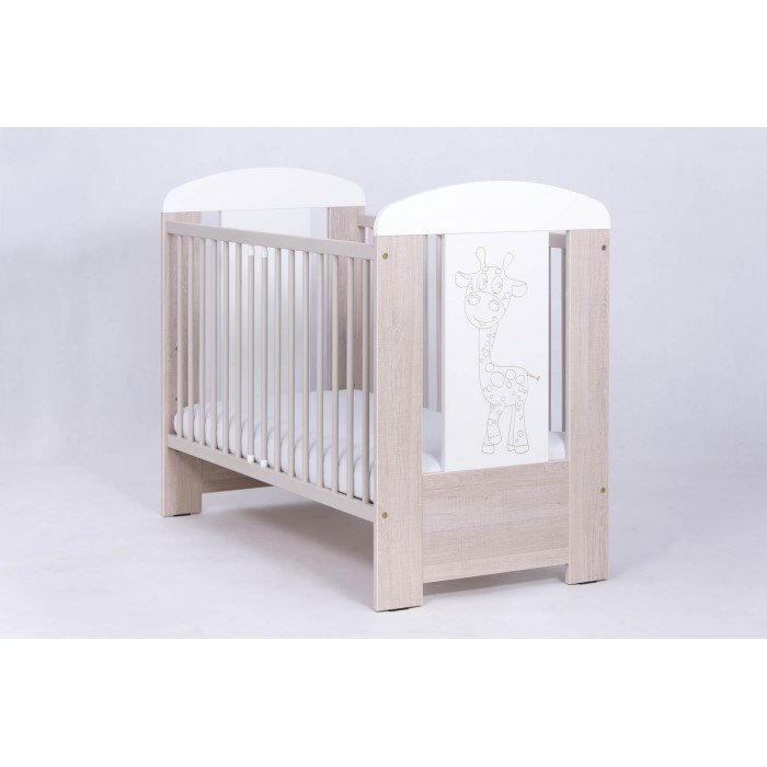 Drewex Patut pentru copii Giraffe Natur cu Alb