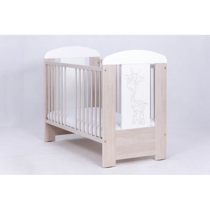 Drewex Patut pentru copii Giraffe Natur cu Alb