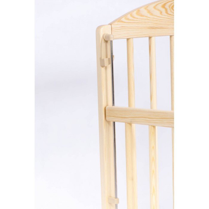 Drewex Patut pentru copii Lulaya Culisant Natur + Saltea Cocos 10 Cm