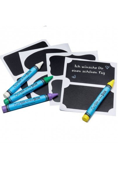 Drink in the box Set de creioane si autocolante pentru Cana