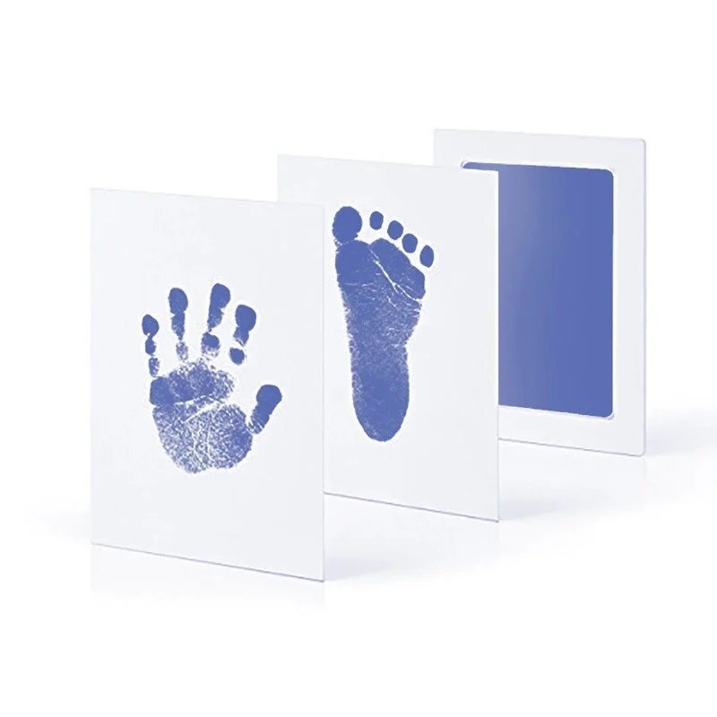 drool Kit amprenta pentru manuta si piciorus Bleu