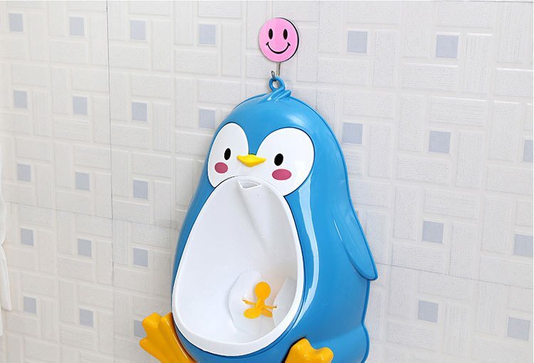 drool Pisoar pentru baietei Pinguin Albastru