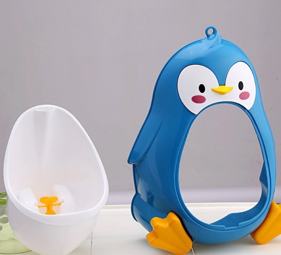drool Pisoar pentru baietei Pinguin Albastru