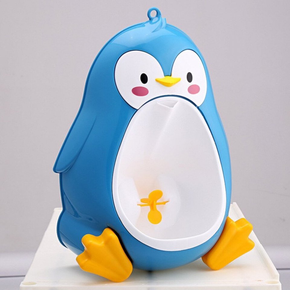 drool Pisoar pentru baietei Pinguin Albastru