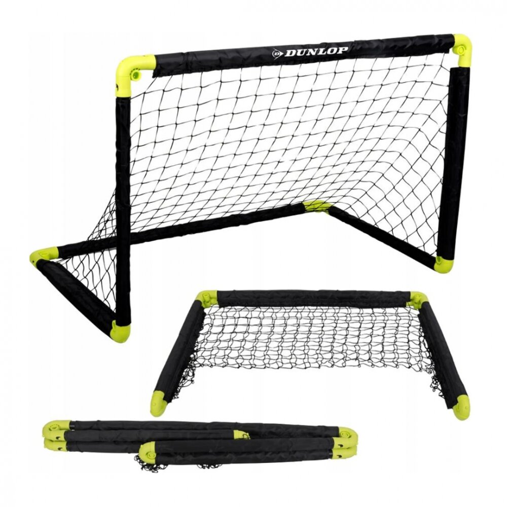 Dunlop Poarta de fotbal pliabila 90x59x61 cm