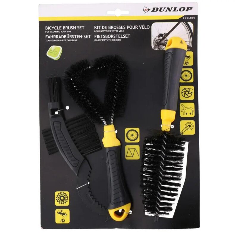 Dunlop Set 3 perii pentru curatare bicicleta