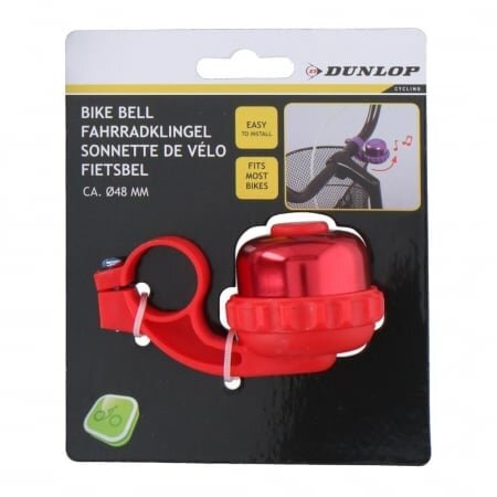 Dunlop Sonerie bicicleta 48 mm rosu