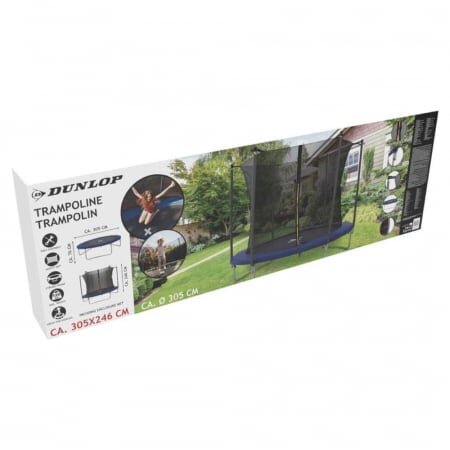 Dunlop Trambulina cu plasa de siguranta 305x76 cm