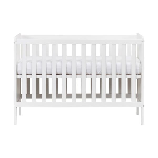 E-Kids Patut bebelusi din mdf 120x60 cm transformabil in sofa Elisabeth II White