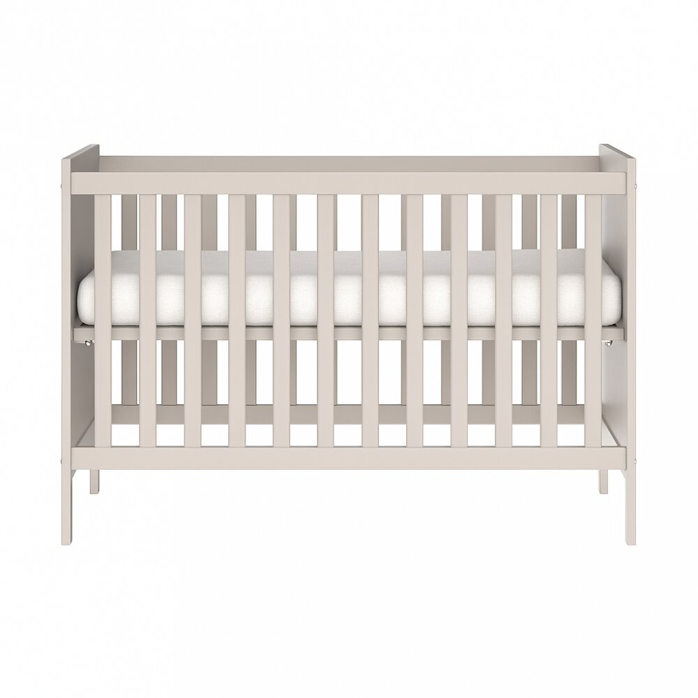 E-Kids Patut pentru bebelusi 120x60 cm Elisabeth II Beige material mdf transformabil in Sofa