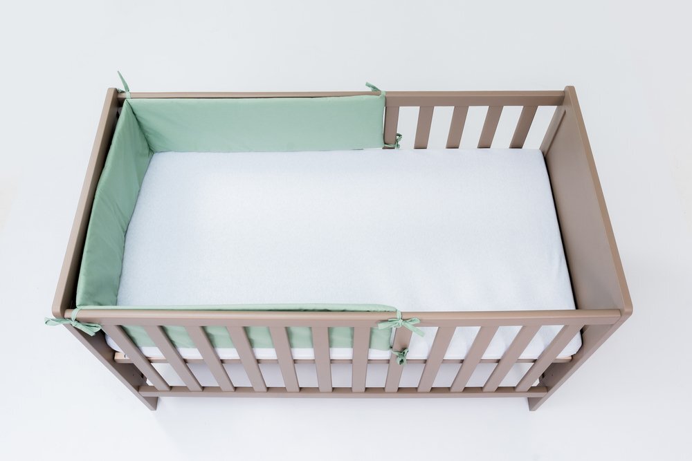 E-Kids Set lenjerie pentru patut cu 6 piese din bumbac 120x60 cm Mint