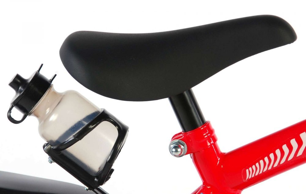 EandL Cycles Bicicleta pentru copii EL Disney Cars 16 inch frana de mana pe ambele roti scaun si ghidon reglabil sticla de apa spite roti gonflabile