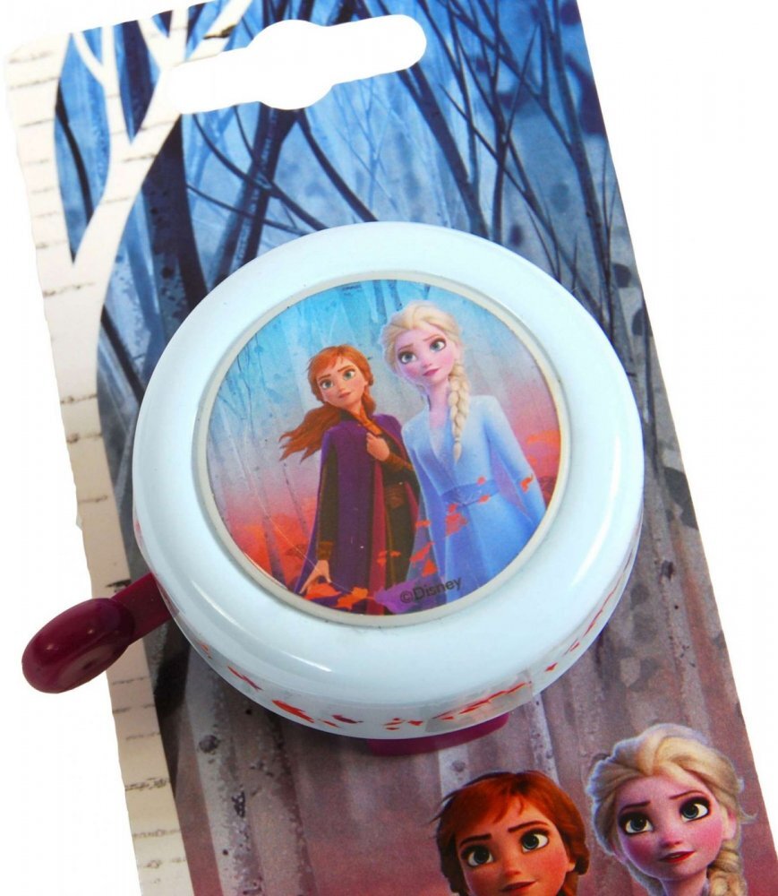 EandL Cycles Clopotel bicicleta EL Disney Frozen metalic compatibil cu majoritatea ghidoanelor sunet puternic